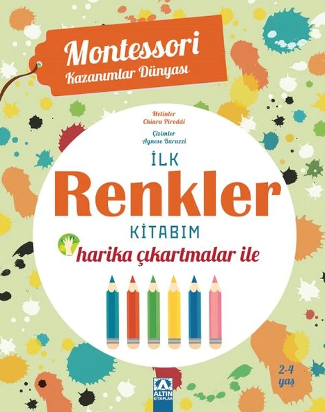 Montessori Kazanımlar Dünyası - İlk Renkler Kitabım (2-4 yaş) ürün görseli 1