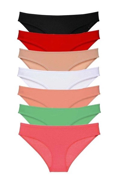 7 adet Süper Eko Set Likralı Kadın Slip Külot Set 5 ürün görseli 1