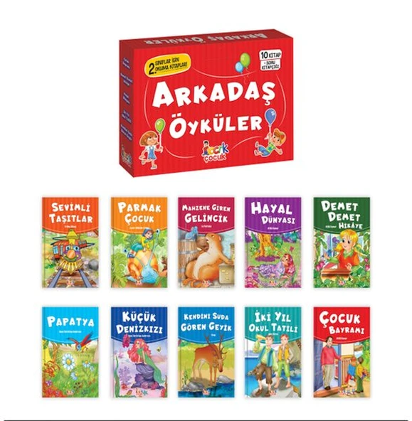 Arkadaş Öyküler - (10 Kitap+Soru Kitapçığı) ürün görseli 1