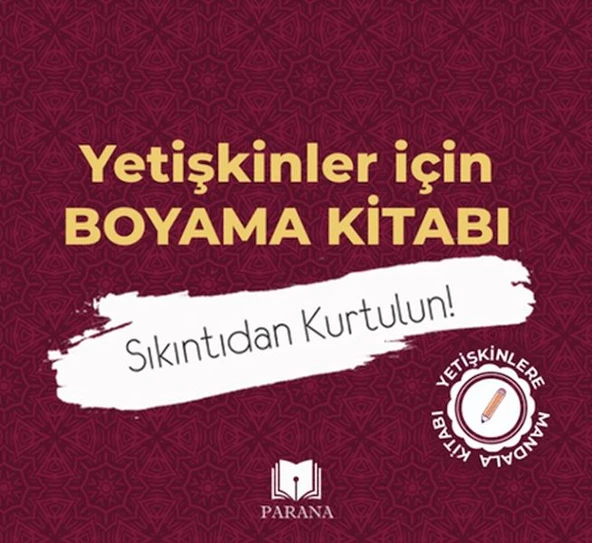 Yetişkinler İçin Boyama Kitabı-Mandala ürün görseli 1