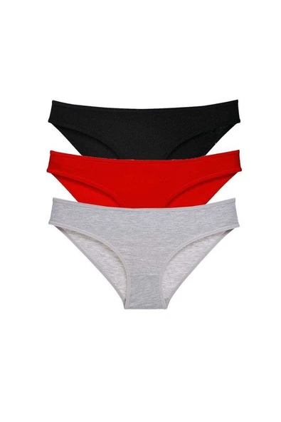 3 adet Süper Eko Set Likralı Kadın Slip Külot 540 ürün görseli 1