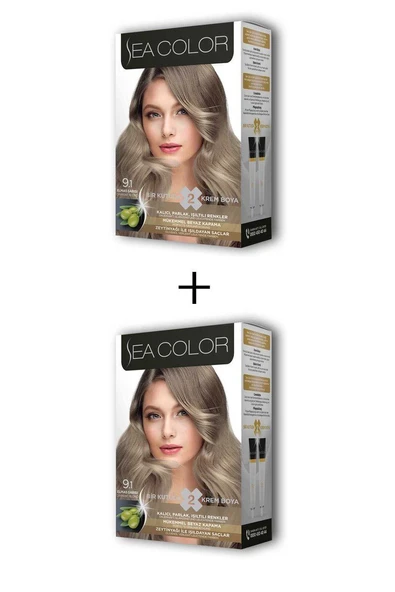 2X2 Tüp Krem Saç Boyası Seti Elmas Sarısı No:9.1 ürün görseli 1