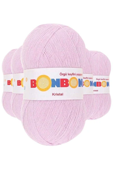 5 Adet Kristal El Örgü Lif İpi Lila 98332 ürün görseli 1