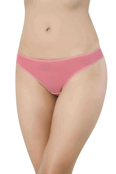 Fuşya Kadın Günlük Pamuklu Likralı Özel Poşet İçinde Taşınabilir Acil Durum Slip Külot ürün görseli 1