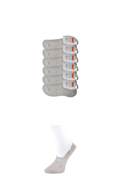 Gri Erkek Babet Çorap 6 çift ürün görseli 1