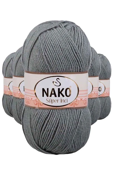 5 Adet Süper İnci El Örgü İpi 100 gr Pastel Yeşil 11537 ürün görseli 1