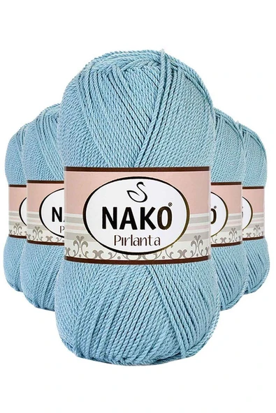 5 Adet Pırlanta Amigurumi El Örgü İpi Yünü Azur 10482 ürün görseli 1