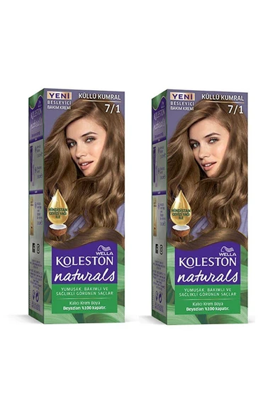 Naturals Saç Boyası Küllü Kumral 7/1 2x Paket ürün görseli 1
