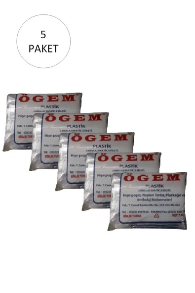 Bakkaliye Naylon Torba Birlik 20x30 cm 1 kg 5 Paket (Takriben 1,150 Adet) ürün görseli 1