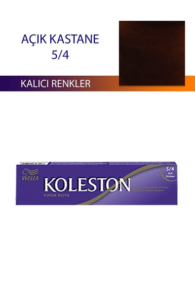 Single Tüp Boya Saç Boyası Açık Kestane 5/4 ürün görseli 1