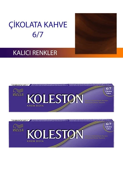 2 Adet Single Tüp Boya Saç Boyası Çikolata Kahve 6/7 ürün görseli 1