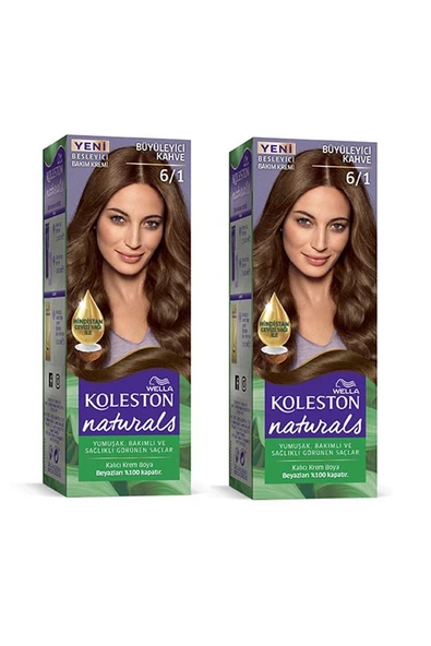 Naturals Saç Boyası Büyüleyici Kahve 6/1 2x Paket ürün görseli 1