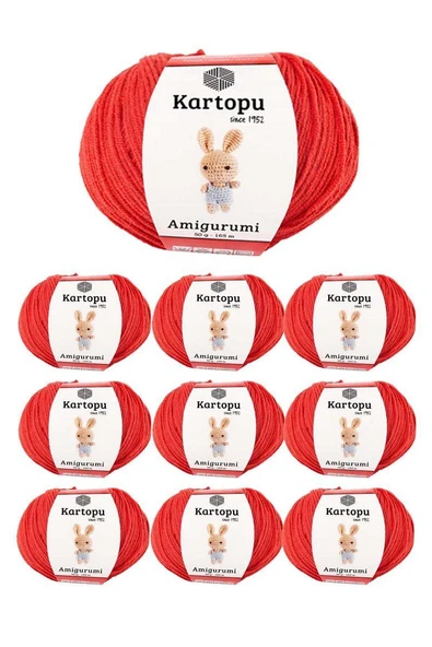 10 Adet Amigurumi El Örgü İpi 50gr 1170 ürün görseli 1