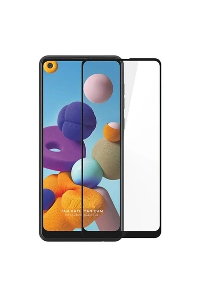 Samsung A21S Uyumlu 9d Tam Kaplayan Parmak Izi Bırakmayan Ekran Koruyucu Film ürün görseli 1