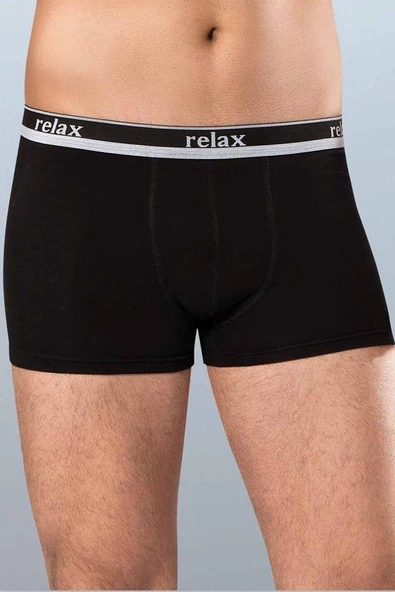 Relax Pamuklu Esnek Erkek Boxer Siyah - 1268A ürün görseli 1