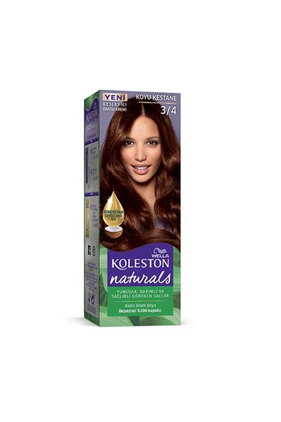 Naturals Saç Boyası Koyu Kestane 3/4 ürün görseli 1