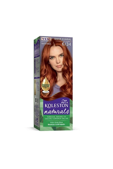 Naturals Saç Boyası Bakır Kumral 6/34 ürün görseli 1