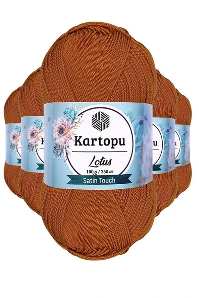 5 Adet Lotus Bikini Büstiyer Bluz Örgü İpi  K302 Tarçın ürün görseli 1