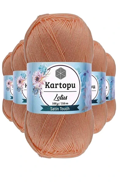 5 Adet Lotus Bikini Büstiyer Bluz Örgü İpi  K277 Şeftali ürün görseli 1