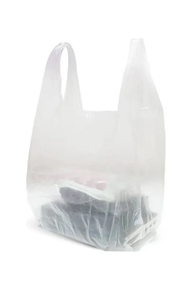Şeffaf Atlet Poşet Küçük Boy 24x43 cm 1 Paket Takriben 300 Adet ürün görseli 1