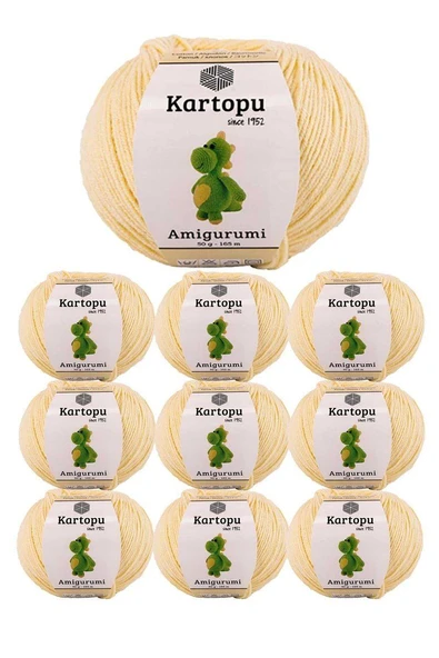 10 Adet Amigurumi El Örgü İpi 50gr 331 ürün görseli 1