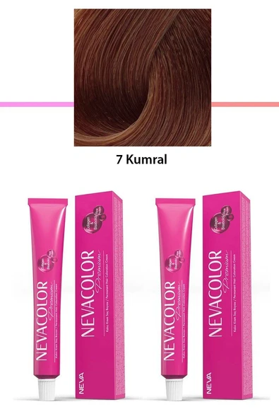 2 li Set Premium 7 Kumral - Kalıcı Krem Saç Boyası 2 X 50 g Tüp ürün görseli 1