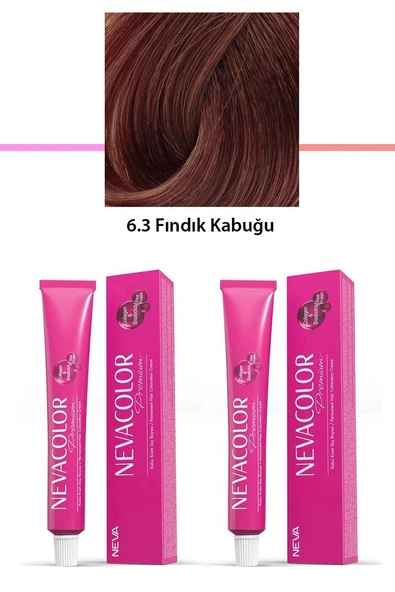 2 li Set Premium 6.3 Fındık Kabuğu - Kalıcı Krem Saç Boyası 2 X 50 g Tüp ürün görseli 1