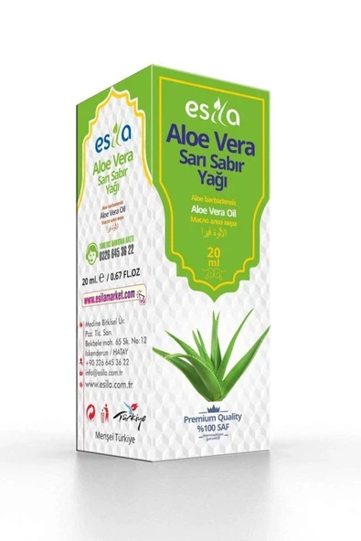 Aloe Vera - Sarı Sabır Yağı 20 Ml. ürün görseli 1