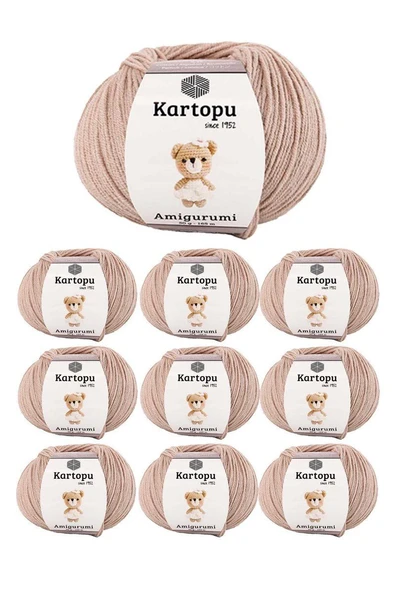 10 Adet Amigurumi El Örgü İpi 50gr 850 ürün görseli 1