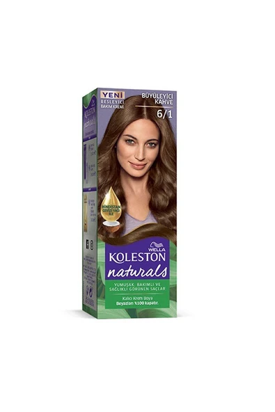 Naturals Saç Boyası Büyüleyici Kahve 6/1 ürün görseli 1