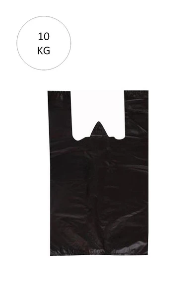 Siyah Atlet Poşet Mini Boy 20x34 cm Takriben 2.350 Adet 10 Kg ürün görseli 1