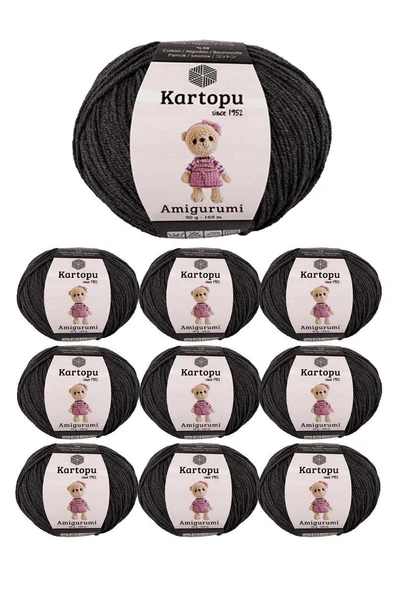 10 Adet Amigurumi El Örgü İpi 50gr 995 ürün görseli 1