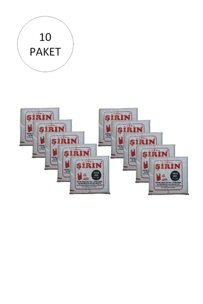 Beyaz Kalın Atlet Poşet Orta Boy 28x50 Cm 1 Kg 10 Paket (Takriben 750 Adet) ürün görseli 1
