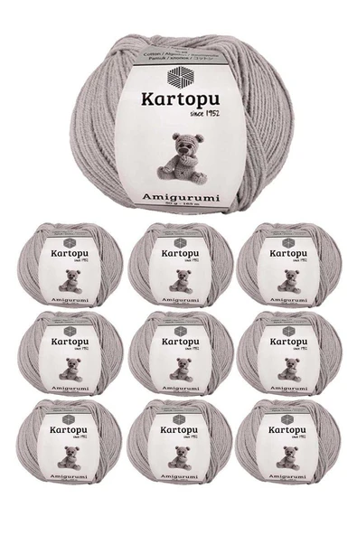 10 Adet Amigurumi El Örgü İpi 50gr 991 ürün görseli 1