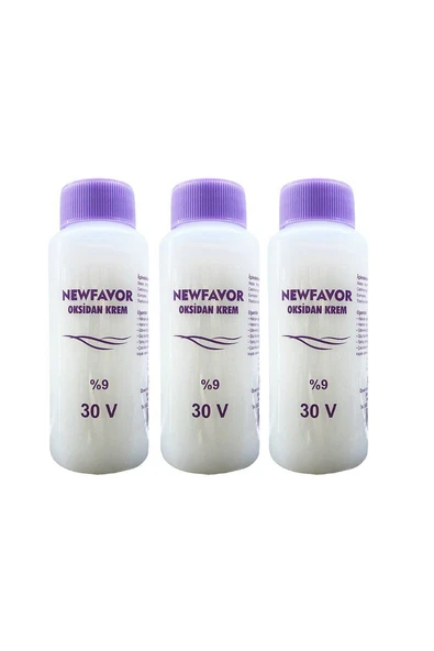 3 Adet Oksidan Krem Saç Boya Sıvısı 9'luk 30 volüme 60 ml ürün görseli 1