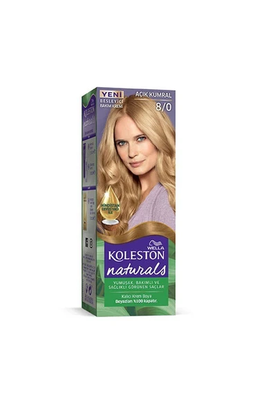 Naturals Saç Boyası Açık Kumral 8/0 ürün görseli 1