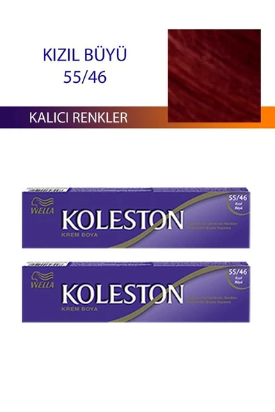2 Adet Single Tüp Boya Saç Boyası Kızıl Büyü 55/46 ürün görseli 1