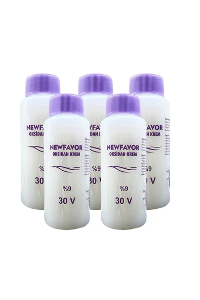 5 Adet Oksidan Krem Saç Boya Sıvısı 9'luk 30 volüme 60 ml ürün görseli 1