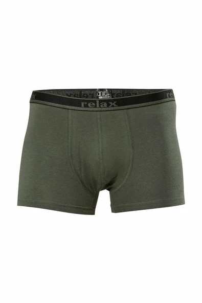 Relax Pamuklu Esnek Erkek Boxer Haki - 1268A ürün görseli 1