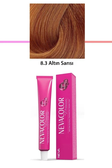Premium 8.3 Altın Sarısı - Kalıcı Krem Saç Boyası 50 g Tüp ürün görseli 1