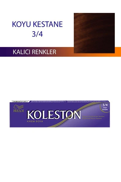 Single Tüp Boya Saç Boyası Koyu Kestane 3/4 ürün görseli 1
