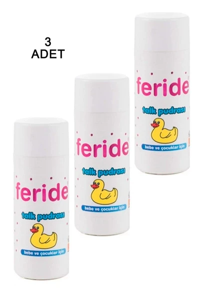 Feride Serpme Talk Pudrası 75 Gr. 3 Adet ürün görseli 1