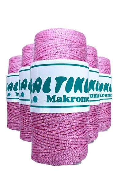 5 Adet Polyester Simli Makrome İpi SS-1545 ürün görseli 1