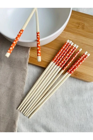 Chopsticks Bambu Yemek Çubuğu 10'lu - Resim 2