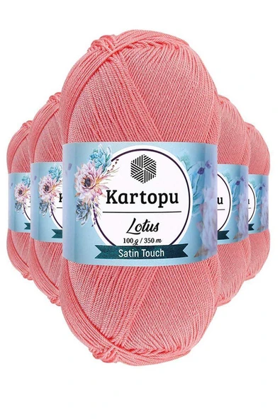 5 Adet Lotus Bikini Büstiyer Bluz Örgü İpi  K766 Gül Pembe ürün görseli 1