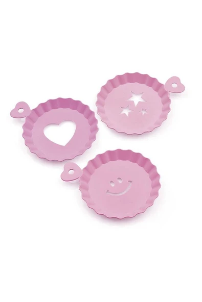 Tatlı ve Kahve Süsleme Şablonu 3 lü 10 cm - Resim 2