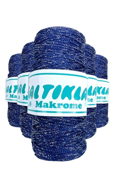 5 Adet Polyester Simli Makrome İpi SG-370 ürün görseli 1