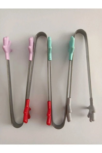 Silikon Şeker Kurabiye Mini Maşa - Resim 3