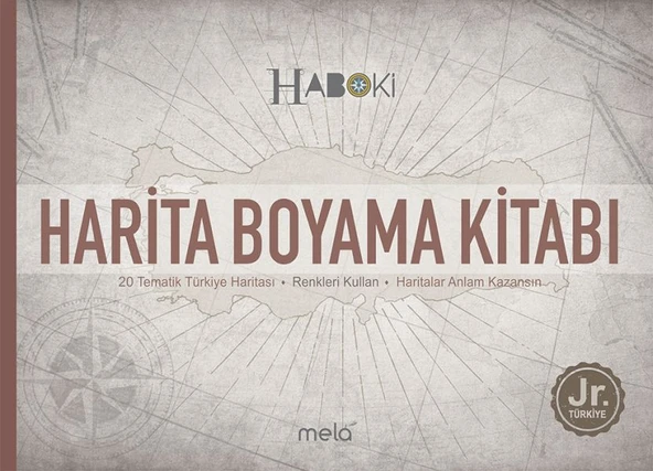 Harita Boyama Kitabı 20 Tematik Türkiye Haritası ürün görseli 1