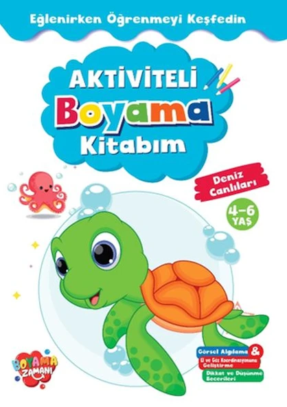 Aktiviteli Boyama Kitabı Deniz Canlıları ürün görseli 1